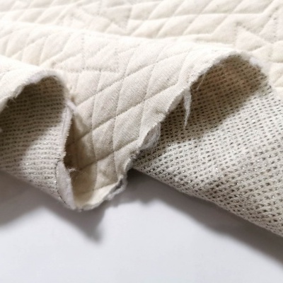 Malha Jacquard Interlock Dupla Face BEGE CHINE