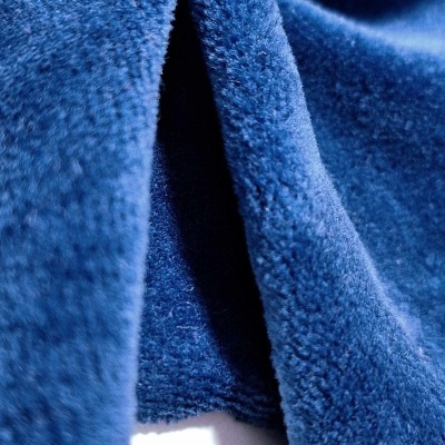 Malha Peluche (tipo veludo) CRISTAL AZUL