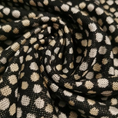 Malha Jacquard Interlock SARAPINT BLACK