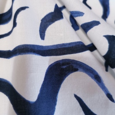 Tecido Voile BLUE BIRD