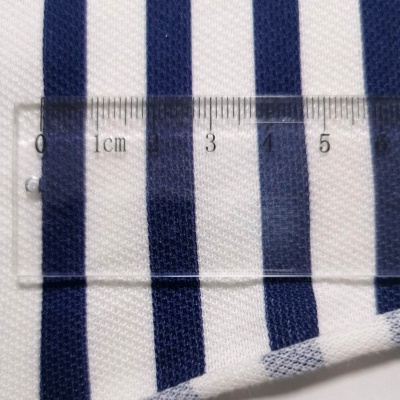 Malha Piquet Algodão STRIP BLUE