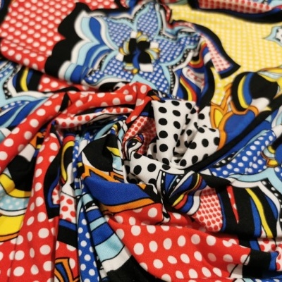 Malha Jersey Poliamida c/ Elastano  BLACK & YELLOW