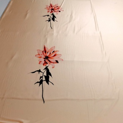 Malha Jersey Licra Painel BIG FLOWER