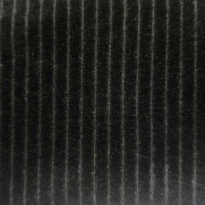 Malha Peluche (tipo veludo) Jaquard c/elastano BLACK