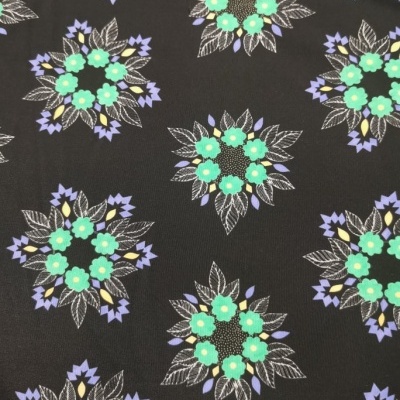 Malha Jersey Visc/Elastano FOND NOIR