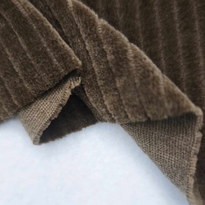 Malha Peluche (tipo veludo) Jaquard c/Elastano AUBURN