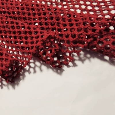 Malha Rede Algodão BORDEAUX