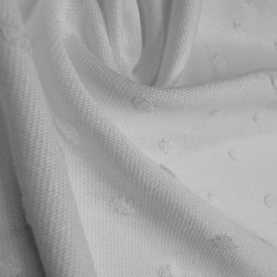 Jersey Jacquard Peluche c/ elastano RELEVOS WHITE