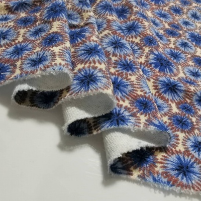 Malha Jersey Interlock BLUE CIRCLE