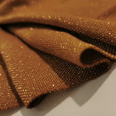 Malha Jersey Interlock c/ Lurex CAMEL