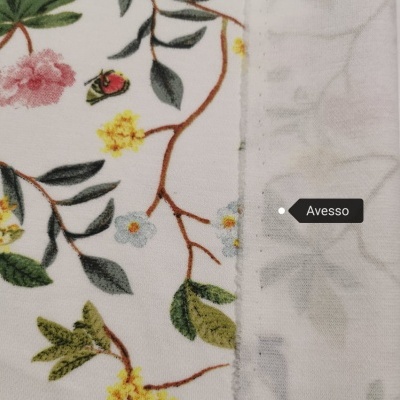 Malha jersey c/elastano Ponto Roma NATURA