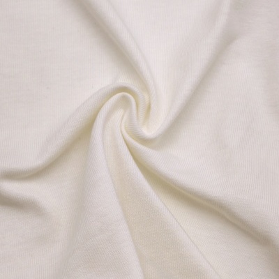 Malha jersey algodão c/elastano PÉROLA