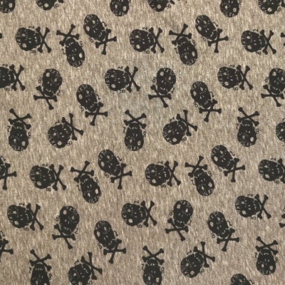 Felpa Americana algodão CINZENTO CAVEIRAS