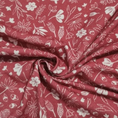 Malha Jersey c/ Elastano JARDIM BRANCO