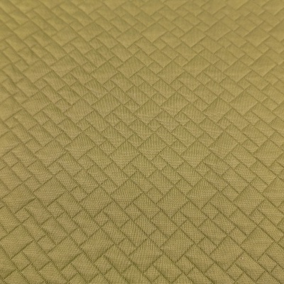 Malha Interlock Jacquard dupla face acolchoada VERDE SECO