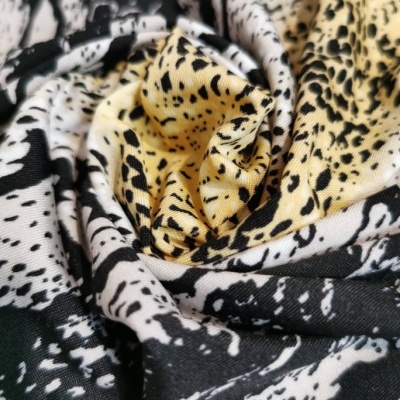 Malha Jersey Poliamida c/ Elastano AMARELO SNAKE