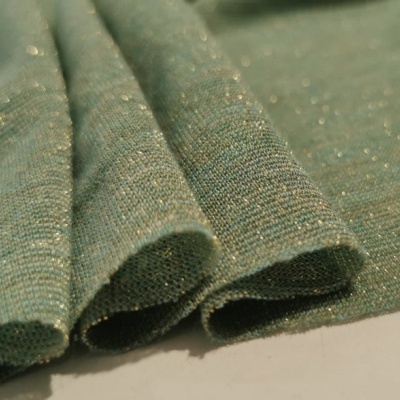 Malha Jersey Interlock c/Lurex GREEN SHINE