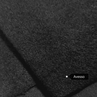 Felpa Americana alg/org c/carda BLACK