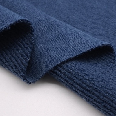 Malha Diagonal s/carda alg/org NAVY FLEECE