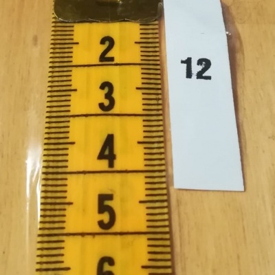 Etiqueta de Tamanhos "NÚMEROS CRIANÇA" BRANCO