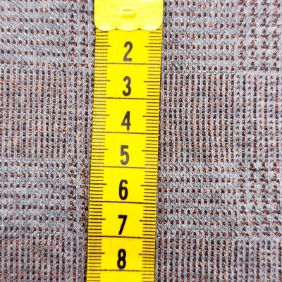 Malha Jacquard Interlock GREY CHECK