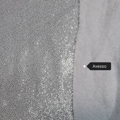 Felpa Italiana c/carda AZUL BÉBÉ GLITTER