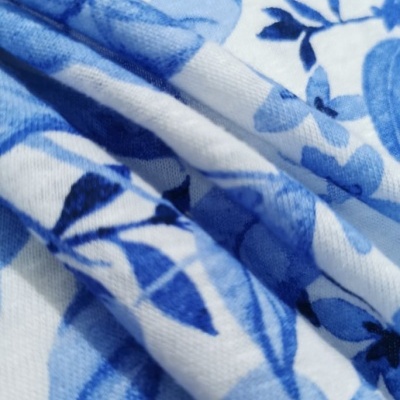 Malha 100% Linho AMAZON BLUE