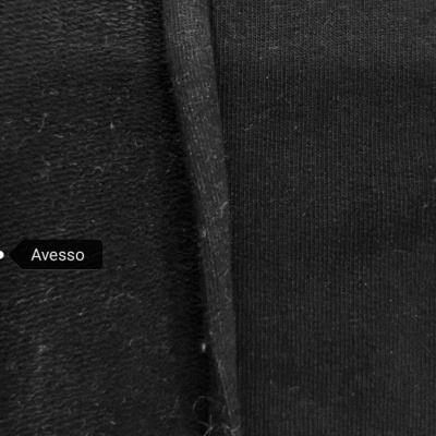 felpa Italiana c/elastano PRETO