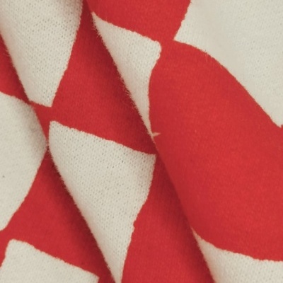 Malha Italiana s/ Carda XADREZ RED & WHITE