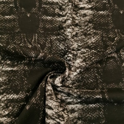 Malha Jersey c/ Elastano BLACK WHITE SNAKE