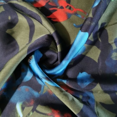 Tecido Cetim KAKI JUNGLE