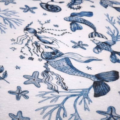 Malha 100% Linho PEIXES