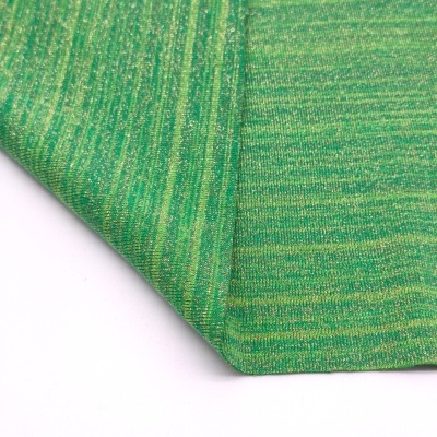 Malha canelada/rib c/Lurex FROGGY GOLD