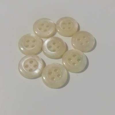 Botão Branco Pérola - 11 mm Pack 12