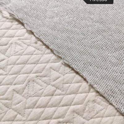 Malha Jacquard Interlock Dupla Face BEGE CHINE