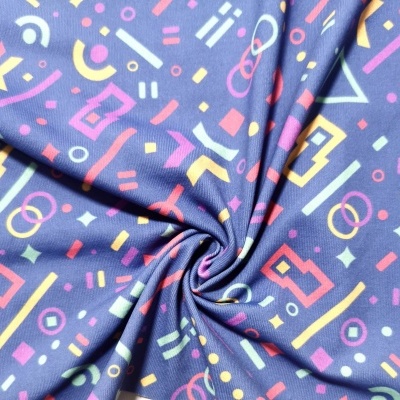 Malha Jersey Licra GEOMETRIA