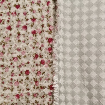 Malha Jacquard Interlock ROSE AND GREY