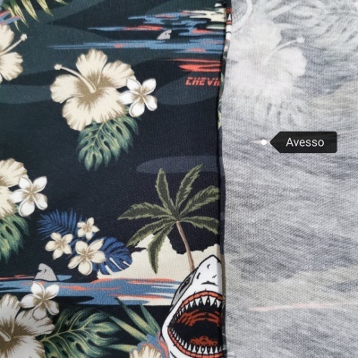 Malha Jersey Algodão SHARK