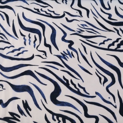 Tecido Voile BLUE BIRD