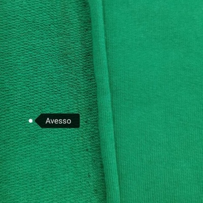 Felpa Italiana algodão VERDE RELVA