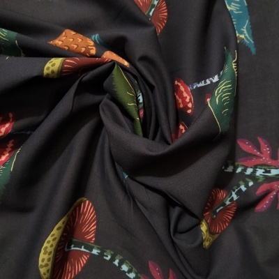 Tecido Algodão MARINHO COGUMELOS