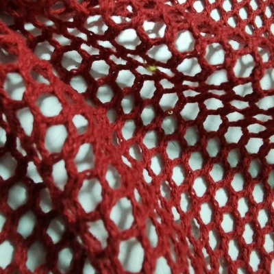 Malha Rede Algodão BORDEAUX