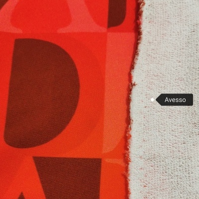 Felpa americana algodão painel ESC