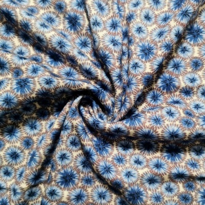 Malha Jersey Interlock BLUE CIRCLE