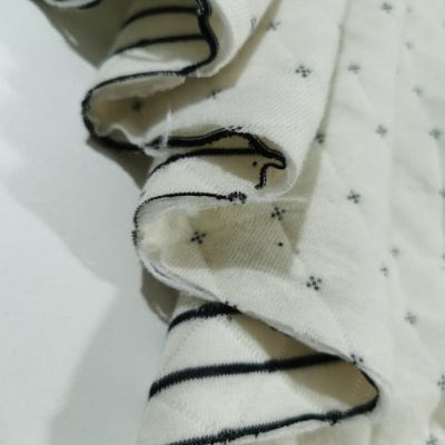 Malha Jersey Jacquard Dulpa Face CRU/MARINHO