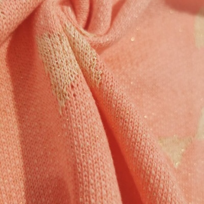 Malha Jersey Jacquard CORAL LAÇOS