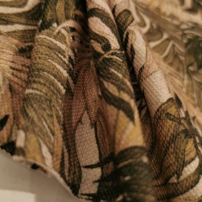 Malha Piquet FOLHEADO MARROM