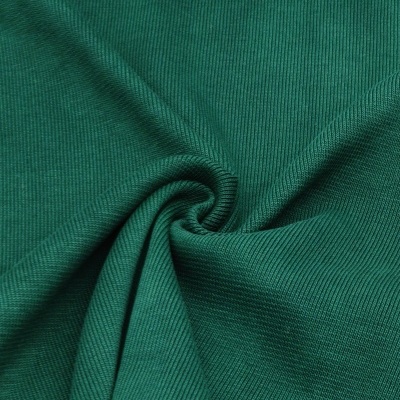 Malha Canelada/rib BOTTLE GREEN