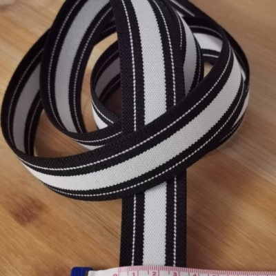 Elastico 35 mm PRETO/BRANCO