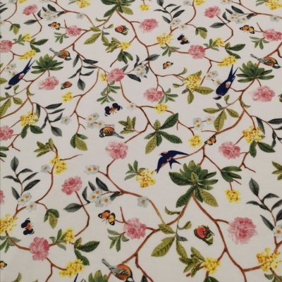 Malha jersey c/elastano Ponto Roma NATURA